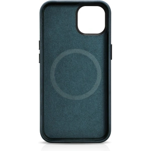 Kup Etui iCarer Olejový vosk Prémiová kůže MagSafe Apple iPhone 14 Plus / 15 Plus tmavě modrá - ICR336 - {ean13} - Sklep Home Screen