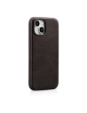 Kup Case iCarer Oil Wax Premium Leather MagSafe Apple iPhone 14 Plus / 15 Plus dunkelbraun - ICR337 - {ean13} - Sklep Home Screen