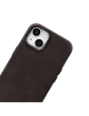 Kup Case iCarer Oil Wax Premium Leather MagSafe Apple iPhone 14 Plus / 15 Plus dunkelbraun - ICR337 - {ean13} - Sklep Home Screen