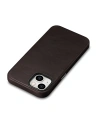 Kup Case iCarer Oil Wax Premium Leather MagSafe Apple iPhone 14 Plus / 15 Plus dunkelbraun - ICR337 - {ean13} - Sklep Home Screen
