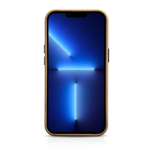 Buy iCarer Oil Wax Premium Leather MagSafe Apple iPhone 14 Pro Max light brown - ICR339 - {ean13} - Home Screen Store Europe
