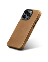 Kup Etui iCarer Oil Wax Premium Leather MagSafe Apple iPhone 14 Pro Max světle hnědý - ICR339 - {ean13} - Sklep Home Screen