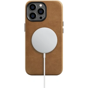 Kup Etui iCarer Oil Wax Premium Leather MagSafe Apple iPhone 14 Pro Max světle hnědý - ICR339 - {ean13} - Sklep Home Screen