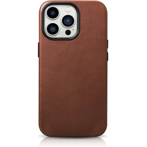 Kup Etui iCarer Oil Wax Premium Leather MagSafe Apple iPhone 14 Pro Max brązowy - ICR340 - {ean13} - Sklep Home Screen