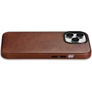 Kup Etui iCarer Oil Wax Premium Leather MagSafe Apple iPhone 14 Pro Max hnědá - ICR340 - {ean13} - Sklep Home Screen