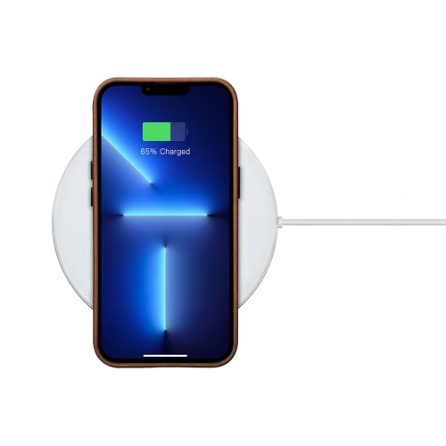 Kup Etui iCarer Oil Wax Premium Leather MagSafe Apple iPhone 14 Pro Max hnědá - ICR340 - {ean13} - Sklep Home Screen