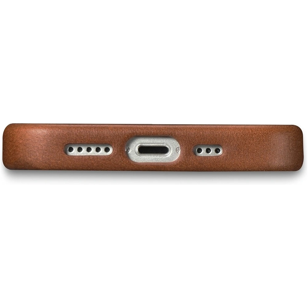 Etui iCarer Oil Wax Premium Leather MagSafe Apple iPhone 14 Pro Max brązowy