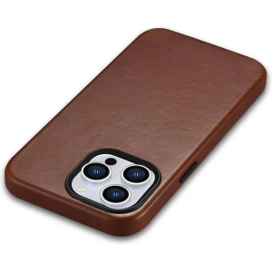 Kup Etui iCarer Oil Wax Premium Leather MagSafe Apple iPhone 14 Pro Max hnědá - ICR340 - {ean13} - Sklep Home Screen