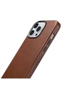 Kup Etui iCarer Oil Wax Premium Leather MagSafe Apple iPhone 14 Pro Max hnědá - ICR340 - {ean13} - Sklep Home Screen