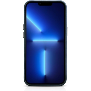 Kup Husă din piele premium iCarer Oil Wax MagSafe pentru Apple iPhone 14 Pro Max albastru închis - ICR341 - {ean13} - Sklep Home Screen