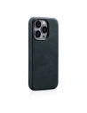 Kup Case iCarer Oil Wax Premium Leder MagSafe Apple iPhone 14 Pro Max dunkelblau - ICR341 - {ean13} - Sklep Home Screen