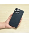 Kup Etui iCarer Oil Wax Premium Leather MagSafe Apple iPhone 14 Pro Max tmavě modrý - ICR341 - {ean13} - Sklep Home Screen