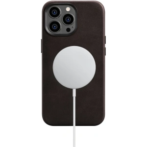 Kup Etui iCarer Olejová Vosk Prémiová Kůže MagSafe Apple iPhone 14 Pro Max tmavě hnědá - ICR342 - {ean13} - Sklep Home Screen