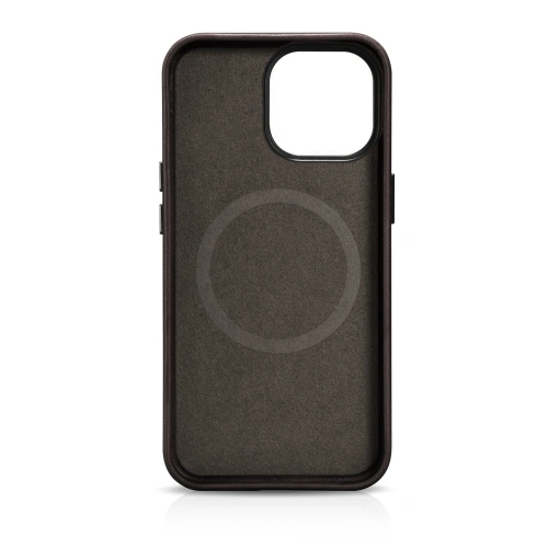 Kup Husă iCarer Oil Wax Premium Leather MagSafe Apple iPhone 14 Pro Max maro închis - ICR342 - {ean13} - Sklep Home Screen