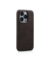 Kup Husă iCarer Oil Wax Premium Leather MagSafe Apple iPhone 14 Pro Max maro închis - ICR342 - {ean13} - Sklep Home Screen