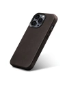 Kup Case iCarer Öl Wachs Premium Leder MagSafe Apple iPhone 14 Pro Max dunkelbraun - ICR342 - {ean13} - Sklep Home Screen