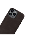 Kup Husă iCarer Oil Wax Premium Leather MagSafe Apple iPhone 14 Pro Max maro închis - ICR342 - {ean13} - Sklep Home Screen