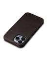 Kup Husă iCarer Oil Wax Premium Leather MagSafe Apple iPhone 14 Pro Max maro închis - ICR342 - {ean13} - Sklep Home Screen