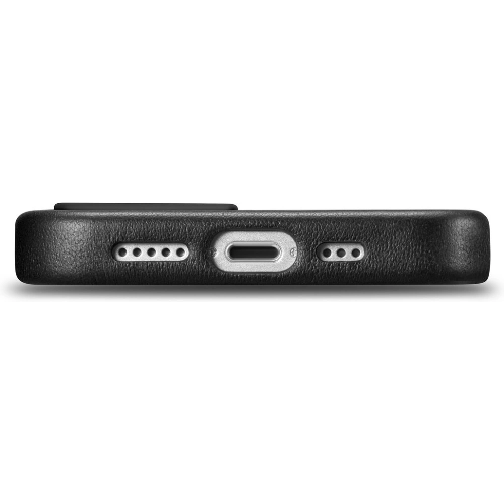 Etui iCarer Case Leather MagSafe Apple iPhone 14 czarny