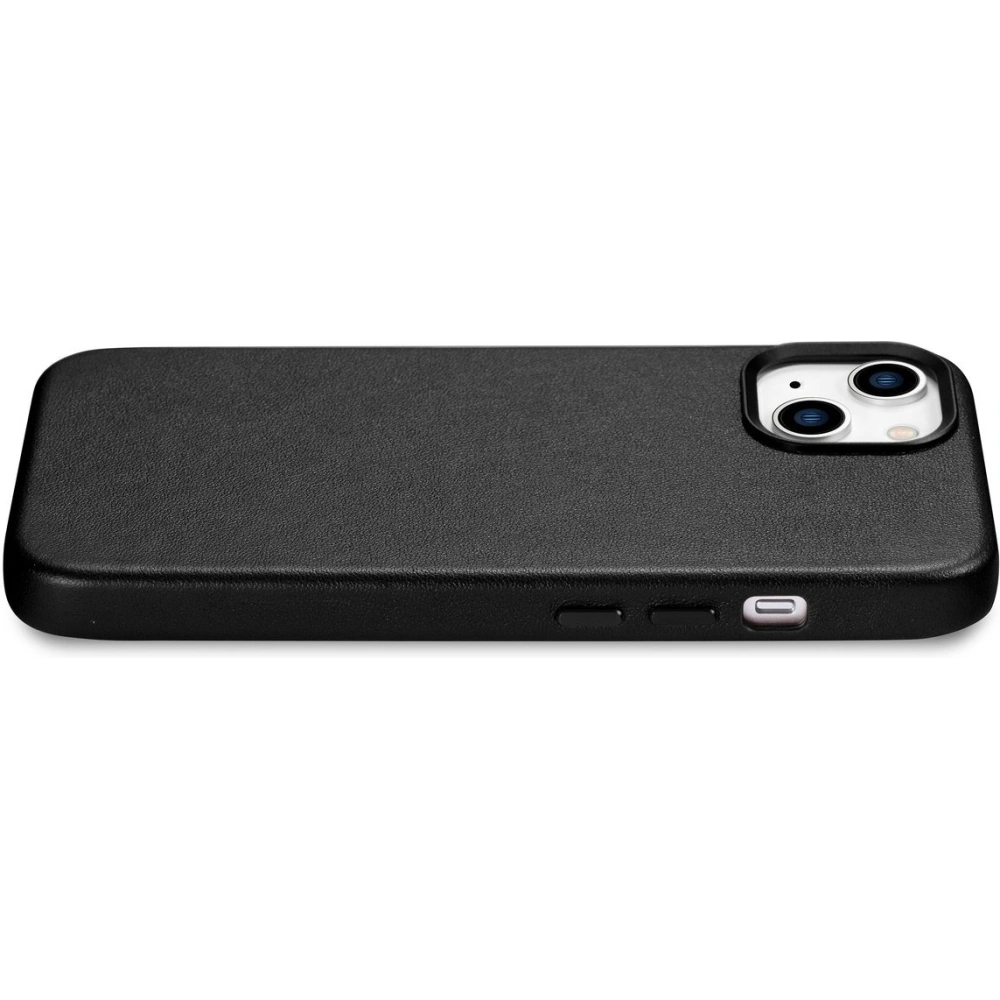 Etui iCarer Case Leather MagSafe Apple iPhone 14 czarny