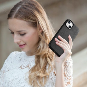 Kup Husă iCarer Case Leather MagSafe Apple iPhone 14 negru - ICR343 - {ean13} - Sklep Home Screen