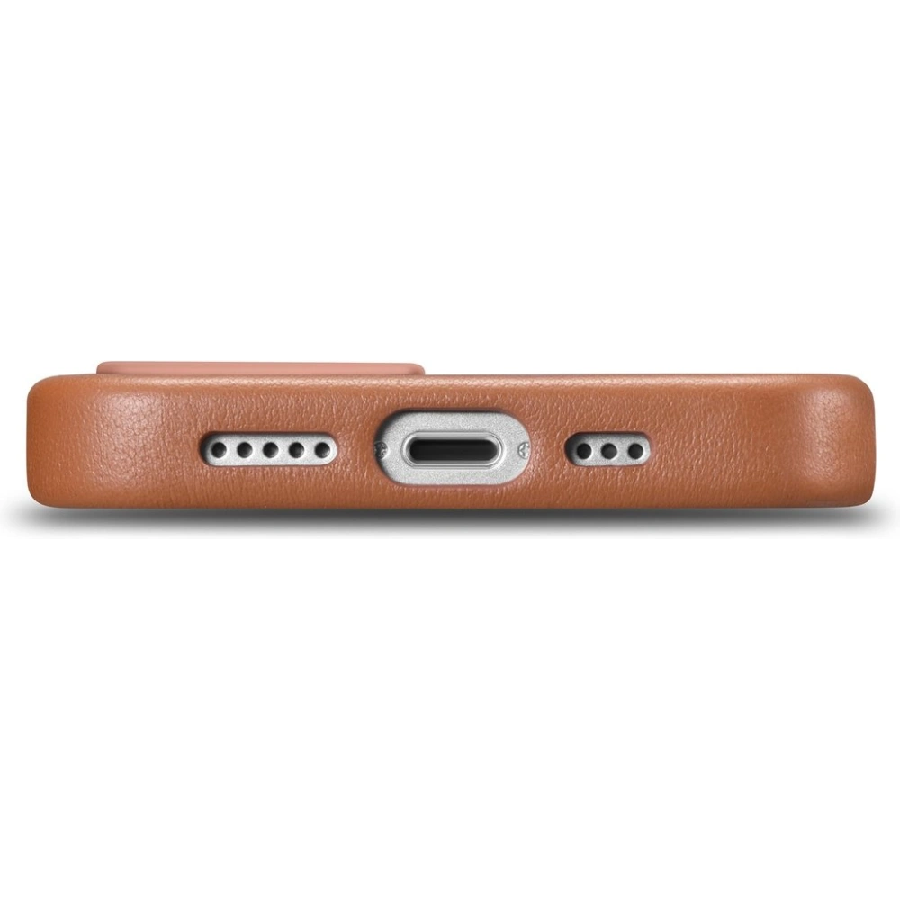 Etui iCarer Case Leather MagSafe Apple iPhone 14 brązowy