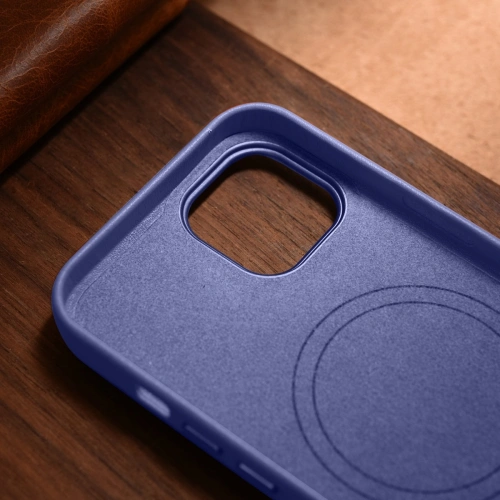 Kup Husă iCarer Case Leather MagSafe Apple iPhone 14 violet deschis - ICR347 - {ean13} - Sklep Home Screen