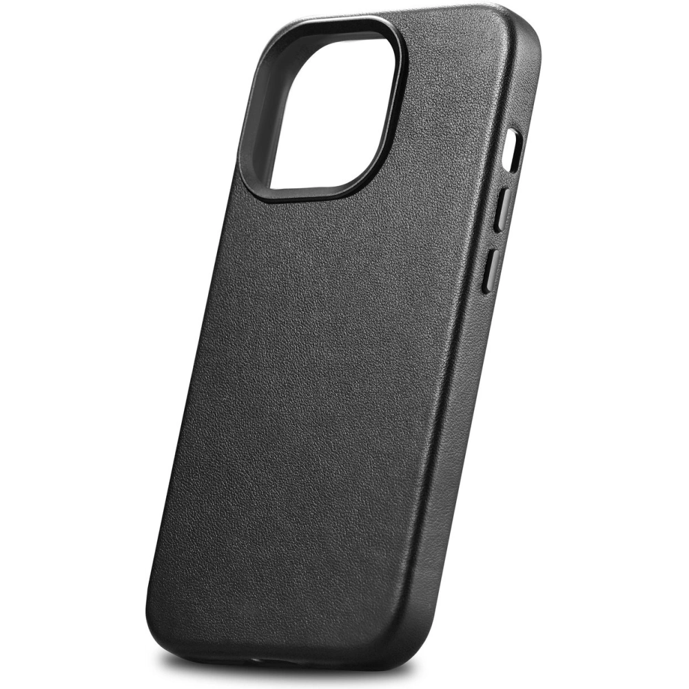 Etui iCarer Case Leather MagSafe Apple iPhone 14 Pro czarny