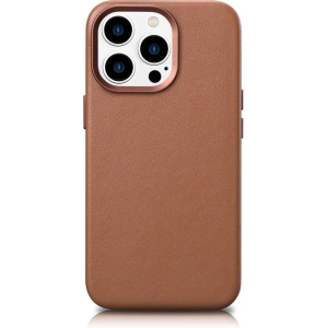 Kup Etui iCarer Case Leather MagSafe Apple iPhone 14 Pro brązowy - ICR350 - {ean13} - Sklep Home Screen