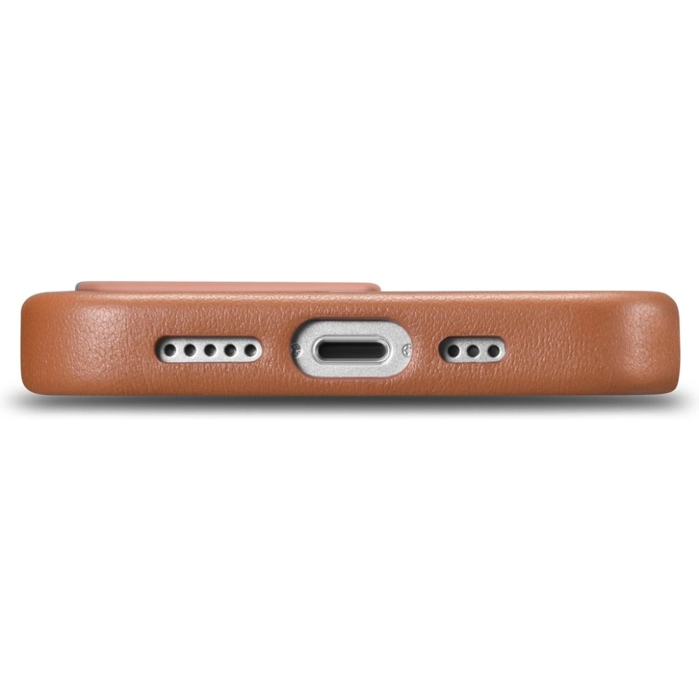 Etui iCarer Case Leather MagSafe Apple iPhone 14 Pro brązowy