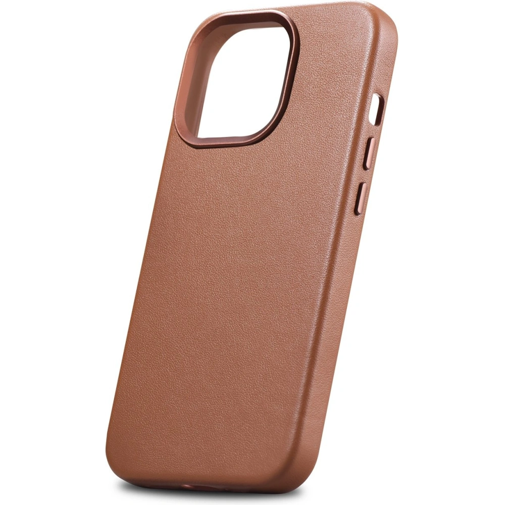 Etui iCarer Case Leather MagSafe Apple iPhone 14 Pro brązowy