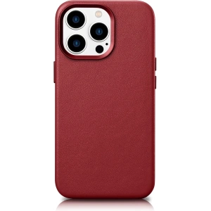 Kup Etui iCarer Case Leather MagSafe Apple iPhone 14 Pro czerwony - ICR351 - {ean13} - Sklep Home Screen