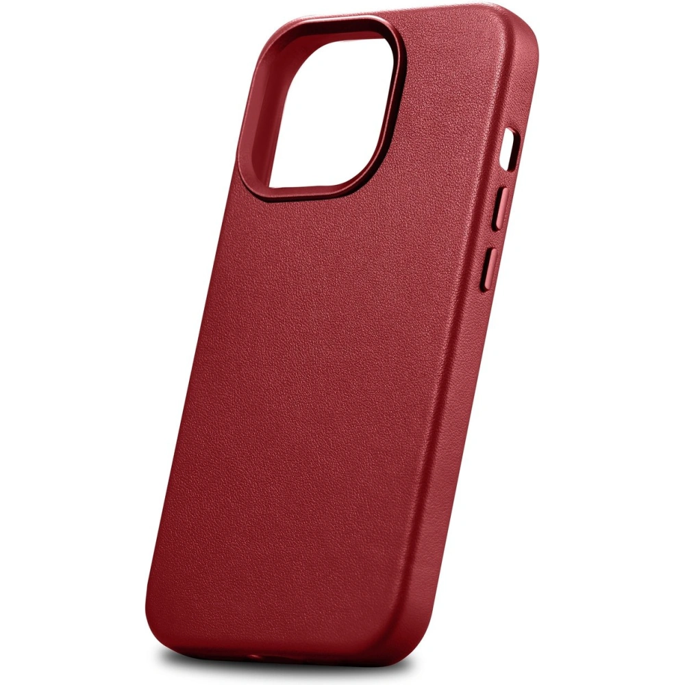 Etui iCarer Case Leather MagSafe Apple iPhone 14 Pro czerwony