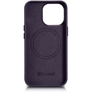 Kup Etui iCarer Case Leather MagSafe Apple iPhone 14 Pro tmavě fialová - ICR352 - {ean13} - Sklep Home Screen