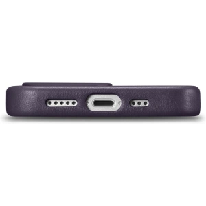 Kup Husă iCarer Case Leather MagSafe Apple iPhone 14 Pro violet închis - ICR352 - {ean13} - Sklep Home Screen