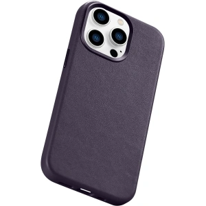 Kup Etui iCarer Case Leather MagSafe Apple iPhone 14 Pro tmavě fialová - ICR352 - {ean13} - Sklep Home Screen