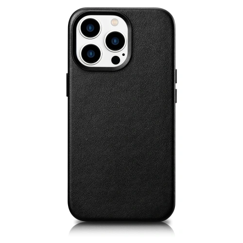 Kup Etui iCarer Case Leather MagSafe Apple iPhone 14 Pro Max fekete - ICR355 - {ean13} - Sklep Home Screen
