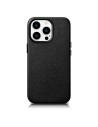 Husă iCarer Case Leather MagSafe Apple iPhone 14 Pro Max negru