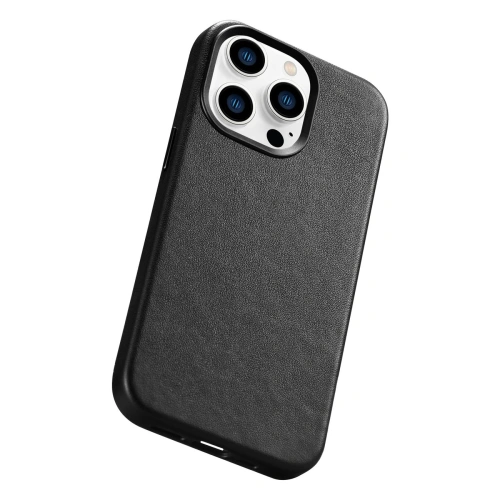 Kup Etui iCarer Case Leather MagSafe Apple iPhone 14 Pro Max černé - ICR355 - {ean13} - Sklep Home Screen