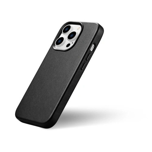 Kup Husă iCarer Case Leather MagSafe Apple iPhone 14 Pro Max negru - ICR355 - {ean13} - Sklep Home Screen