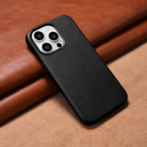 Kup Etui iCarer Case Leather MagSafe Apple iPhone 14 Pro Max černé - ICR355 - {ean13} - Sklep Home Screen