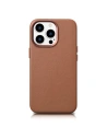 Etui iCarer Case Leather MagSafe Apple iPhone 14 Pro Max hnědá