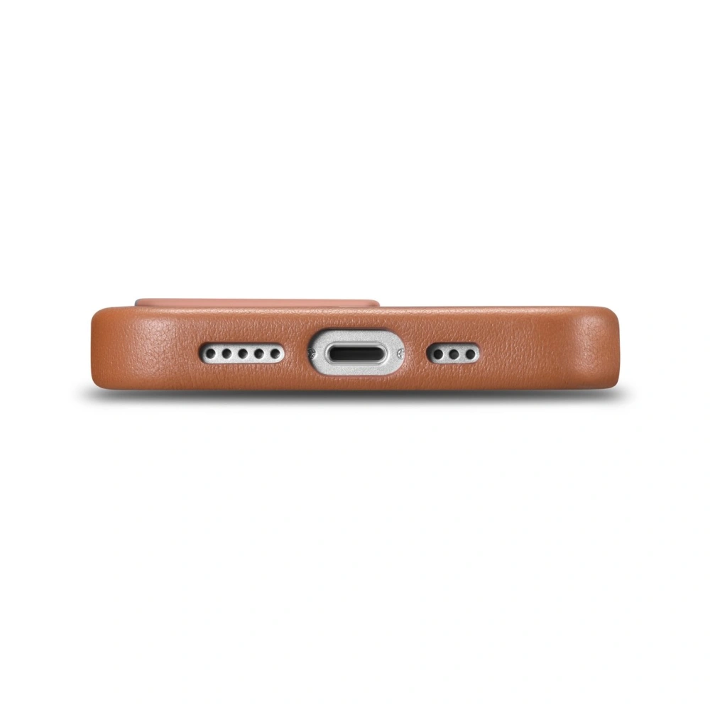 Etui iCarer Case Leather MagSafe Apple iPhone 14 Pro Max brązowy