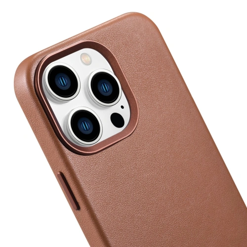 Kup Etui iCarer Case Leather MagSafe Apple iPhone 14 Pro Max hnědá - ICR356 - {ean13} - Sklep Home Screen