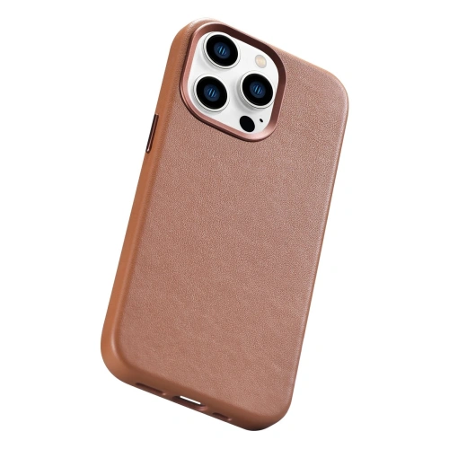 Kup Etui iCarer Case Leather MagSafe Apple iPhone 14 Pro Max barna - ICR356 - {ean13} - Sklep Home Screen