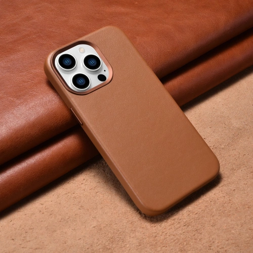 Kup Etui iCarer Case Leather MagSafe Apple iPhone 14 Pro Max hnědá - ICR356 - {ean13} - Sklep Home Screen