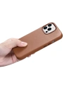 Kup Etui iCarer Case Leather MagSafe Apple iPhone 14 Pro Max barna - ICR356 - {ean13} - Sklep Home Screen