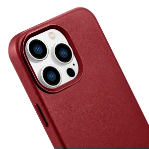 Kup Etui iCarer Case Leather MagSafe Apple iPhone 14 Pro Max červená - ICR357 - {ean13} - Sklep Home Screen