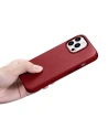 Kup Case iCarer Case Leder MagSafe Apple iPhone 14 Pro Max rot - ICR357 - {ean13} - Sklep Home Screen