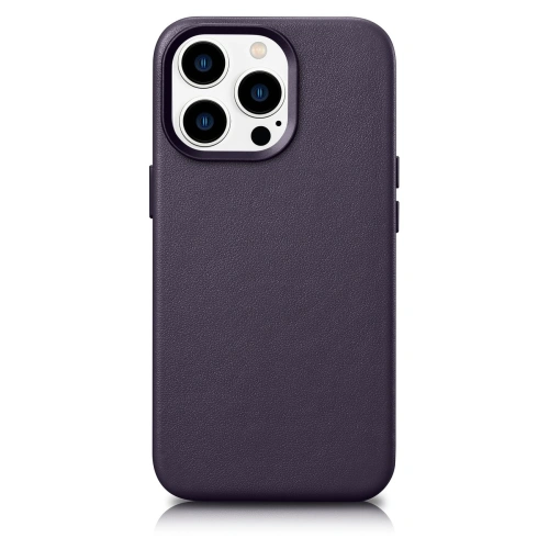 Kup Case iCarer Case Leder MagSafe Apple iPhone 14 Pro Max dunkelviolett - ICR358 - {ean13} - Sklep Home Screen